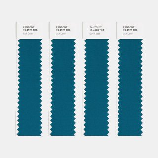 PANTONE® 棉质色卡
裁切成 4 条，双层结构
每条尺寸为 2.5 厘米 × 11 厘米...